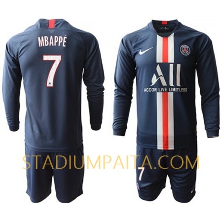 Virallinen pelipaita Paris Saint-Germain Mbappé 7 Koti 2019-20 Pitkähihainen - Lasten( + Lyhyet housut ) Virallinen pelipaita Paris Saint-Germain Mbappé 7 Koti 2019-20 Pitkähihainen - Lasten( + Lyhyet housut )